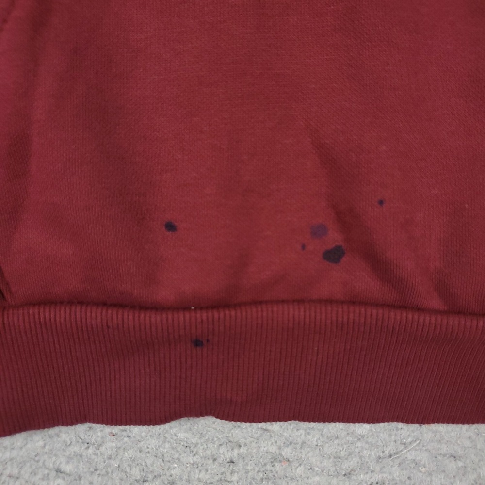 Puma Mens Large Red Pullover Hoodie Sweatshirt Logo Casual Athletic 043148 - Picture 2 of 9